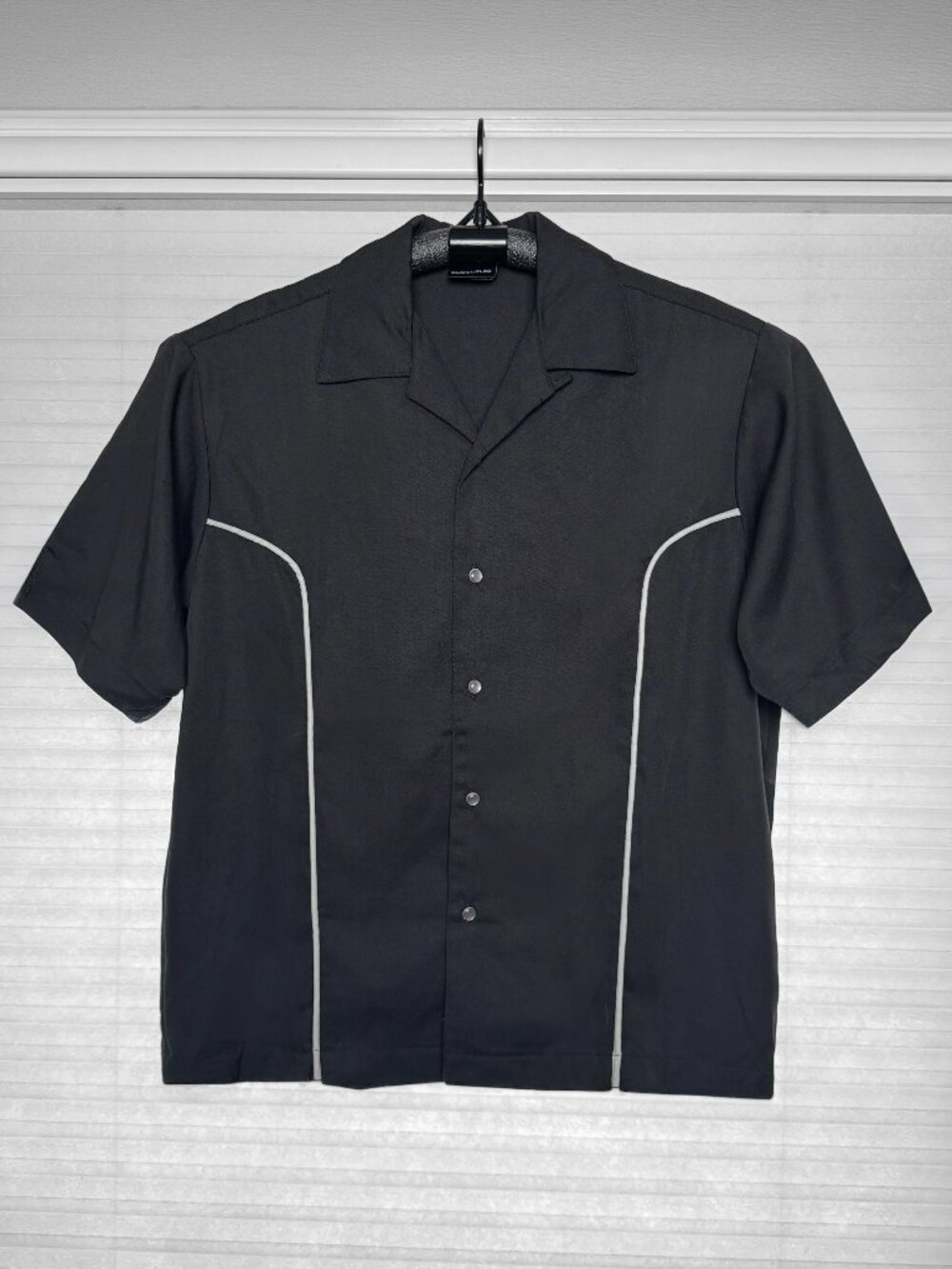 Vintage Mens Camp Shirt with Western Details